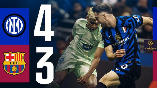 L’Inter renverse le Barça dans un match fou : 4-3, et direction la finale